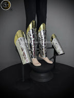 Medieval Knight leg Armor, Bracers Armor, Larp Armor, fantasy Armor Cosplay Armor, Sca Armor, Gift for Men/Women. ISH Collection
