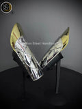 Medieval Knight leg Armor, Bracers Armor, Larp Armor, fantasy Armor Cosplay Armor, Sca Armor, Gift for Men/Women. ISH Collection