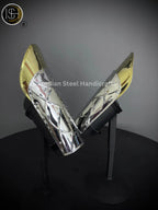 Medieval Knight leg Armor, Bracers Armor, Larp Armor, fantasy Armor Cosplay Armor, Sca Armor, Gift for Men/Women. ISH Collection