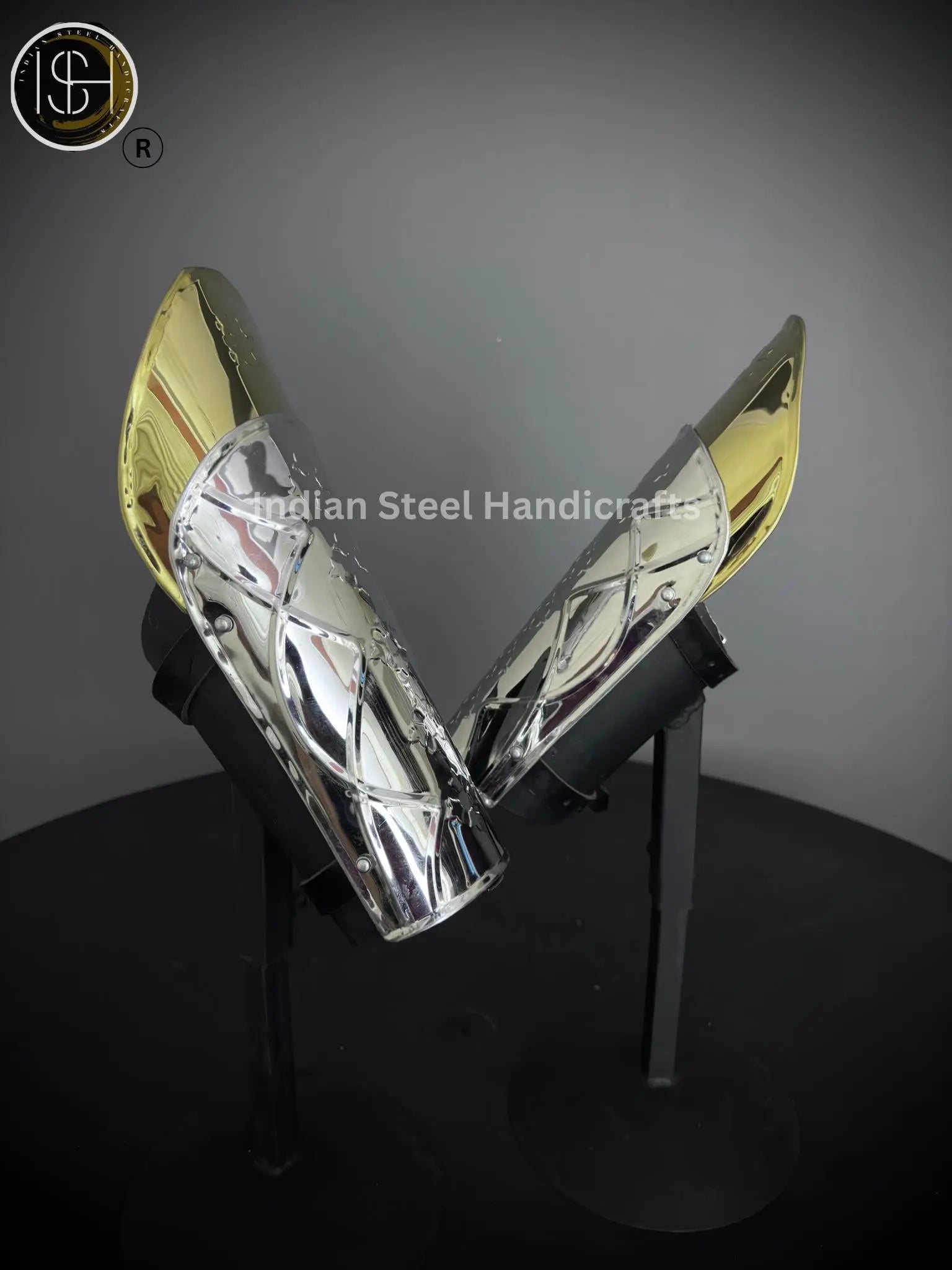 Medieval Knight leg Armor, Bracers Armor, Larp Armor, fantasy Armor Cosplay Armor, Sca Armor, Gift for Men/Women. ISH Collection