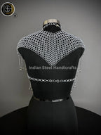 Chainmail Harness, Chainmail Chains Layers top, Jump Rings Costume, Wedding Cosplay Costume, Larp , Cosplay, Sca Armor, Gift For Women. ISH Collection