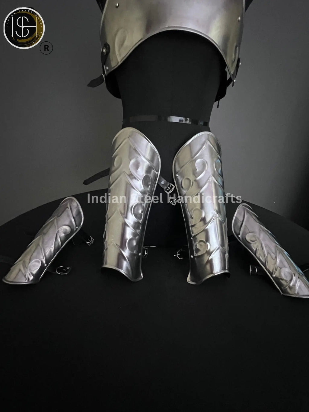 Medieval Knight Lady Armor: Steel Female Costume - LARP Cosplay