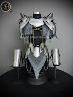 Medieval Cuirass Armor, Brave Lady Armor,Chainmail Armor, Cosplay Armor, Sca Armor, Larp Armor, Fantasy Armor, Gift for women. ISH Collection