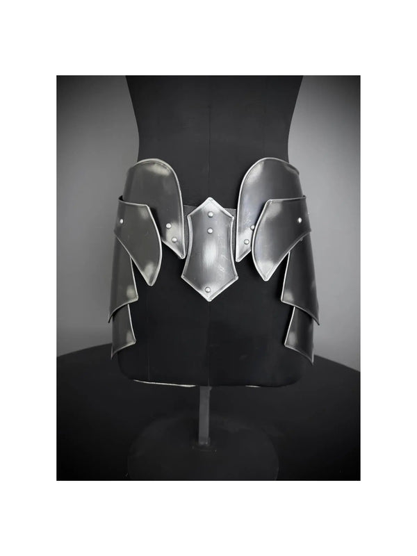 Steel Lady Armor Belt: Medieval Knight Costume, SCA LARP Cosplay