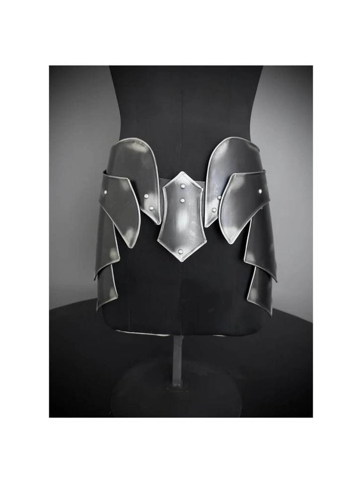 Steel Lady Armor Belt: Medieval Knight Costume, SCA LARP Cosplay