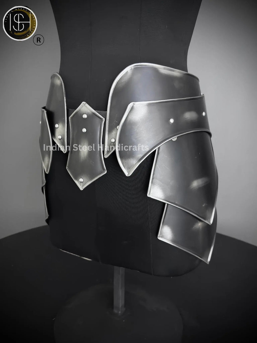 Steel Lady Armor Belt: Medieval Knight Costume, SCA LARP Cosplay