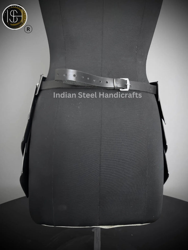Steel Lady Armor Belt: Medieval Knight Costume, SCA LARP Cosplay