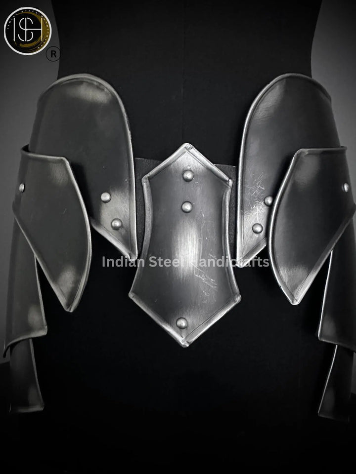 Medieval Knight Lady Armor, Female Larp Armor Costume, Belt Armor, Cosplay, Sca, Larp Armor, Gifts item ISH Collection
