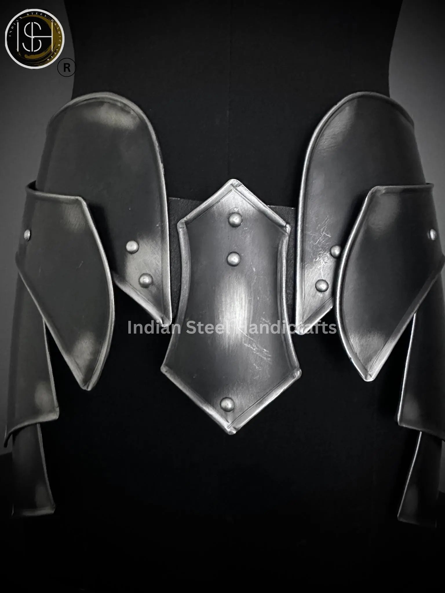 Steel Lady Armor Belt: Medieval Knight Costume, SCA LARP Cosplay