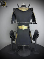 Medieval Cuirass Armor: 20 Gauge Steel Brave Lady Cosplay Set