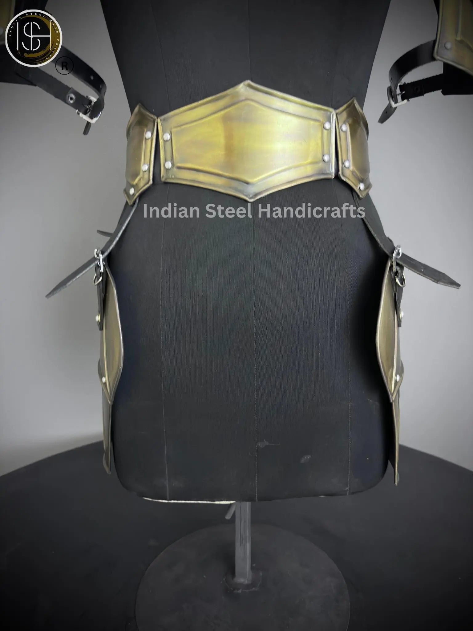 Medieval Cuirass Armor: 20 Gauge Steel Brave Lady Cosplay Set