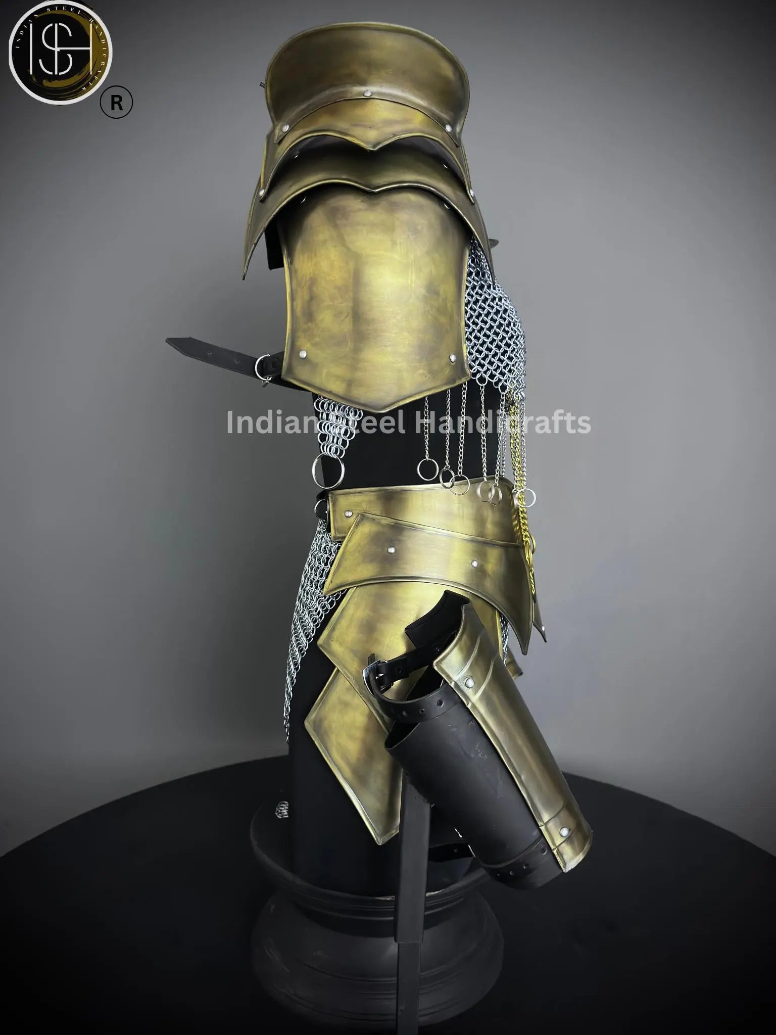 Medieval Cuirass Armor, Brave Lady Armor, Chainmail Armor, Cosplay Armor, Sca Armor, Larp Armor, Fantasy Armor, Gift for women. ISH Collection