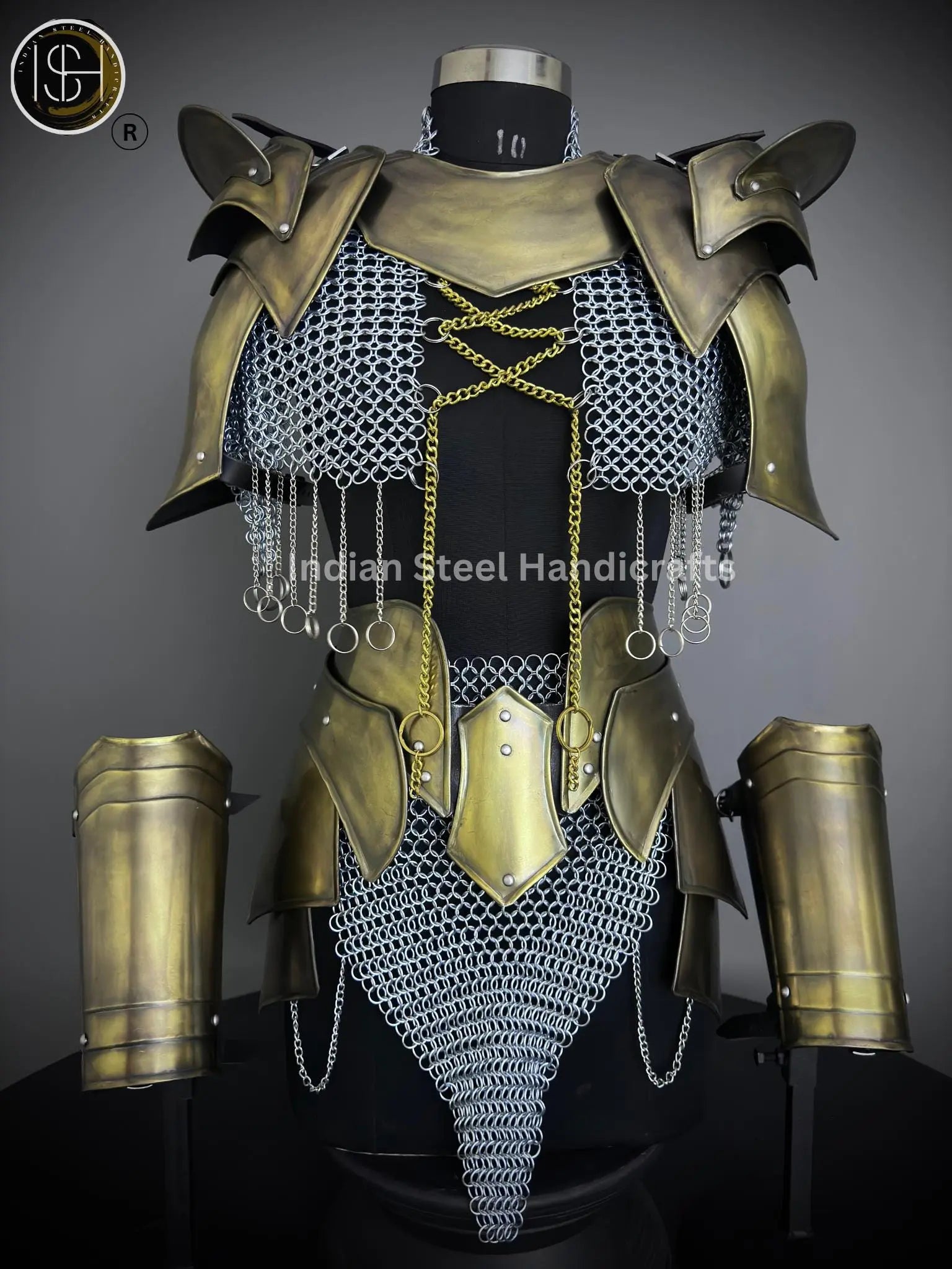 Medieval Cuirass Armor: Steel Lady Cosplay Set - SCA LARP Costume