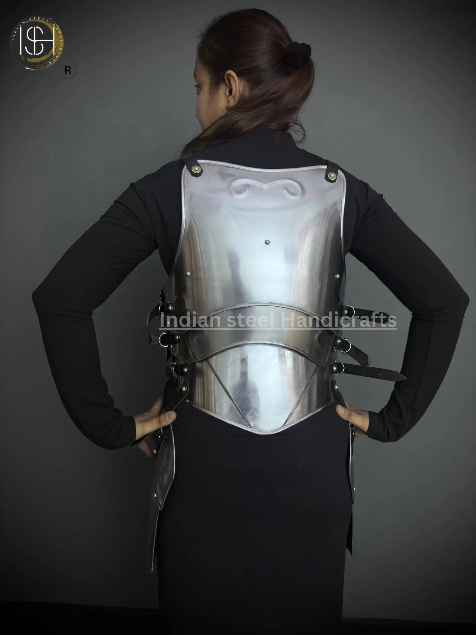 Medieval Knight Armor, Fantasy female Chest & Tesset armor, Sca, Cosplay, Larp Armor Costume, Gift items. ISH Collection