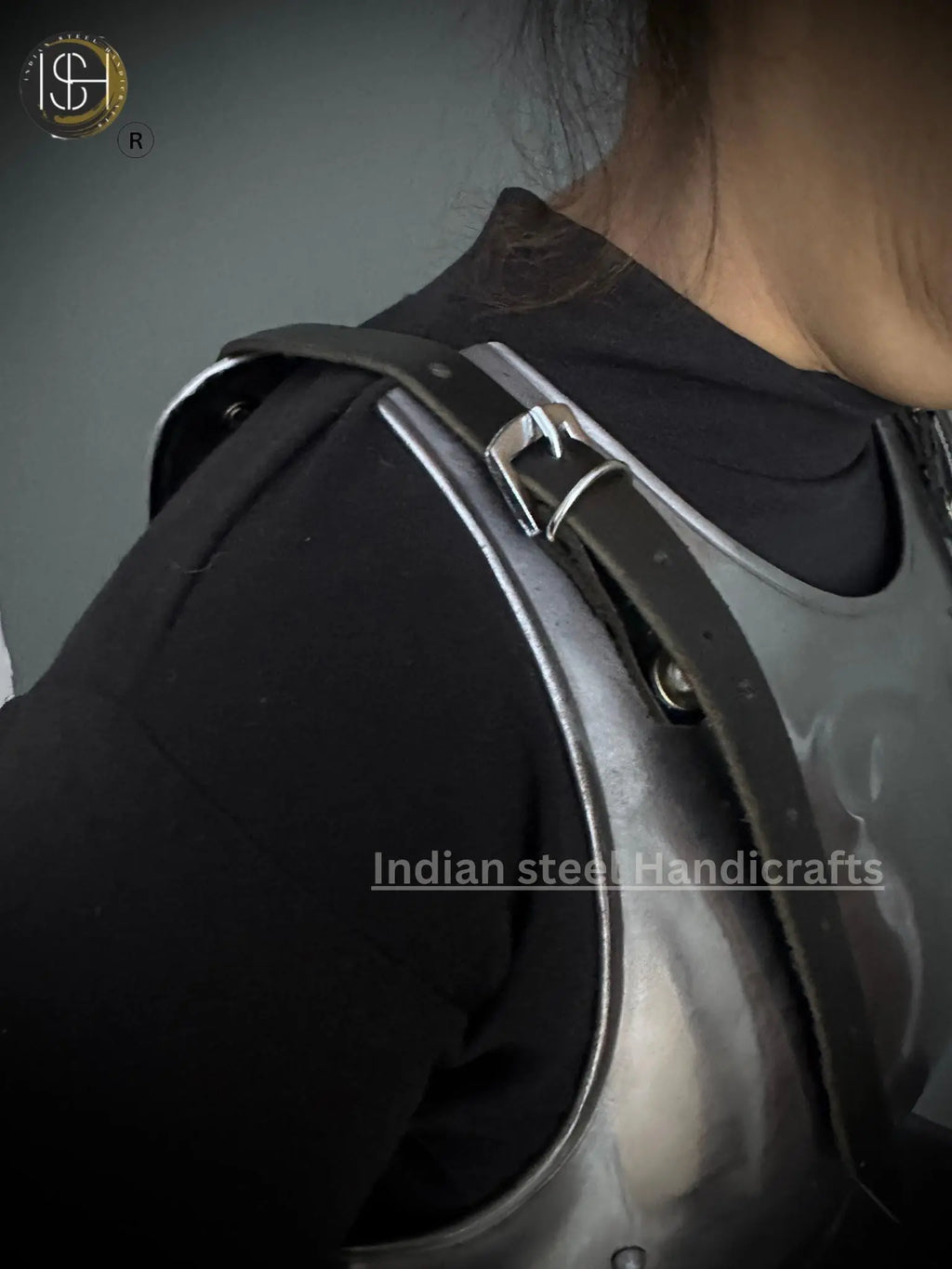 Medieval Knight Armor, Fantasy female Chest & Tesset armor, Sca, Cosplay, Larp Armor Costume, Gift items. ISH Collection