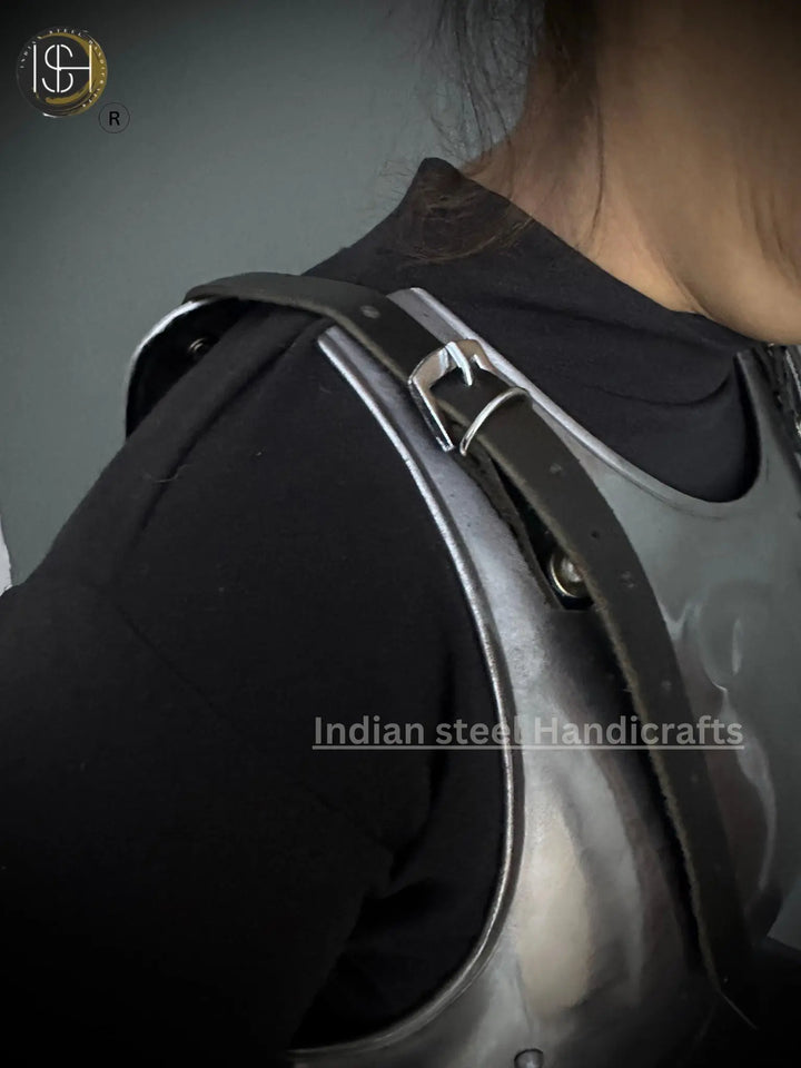 Medieval Knight Armor, Fantasy female Chest & Tesset armor, Sca, Cosplay, Larp Armor Costume, Gift items. ISH Collection