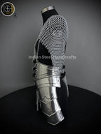 Steel Corset Armor: Medieval Chainmail Top & Skirt - SCA LARP Cosplay