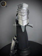 Medieval Ancient Gorget Pauldron & Leg Armor,Chainmail Top, Cosplay, Sca Armor, Larp Armor, Fantasy Armor, Gift for women. ISH Collection