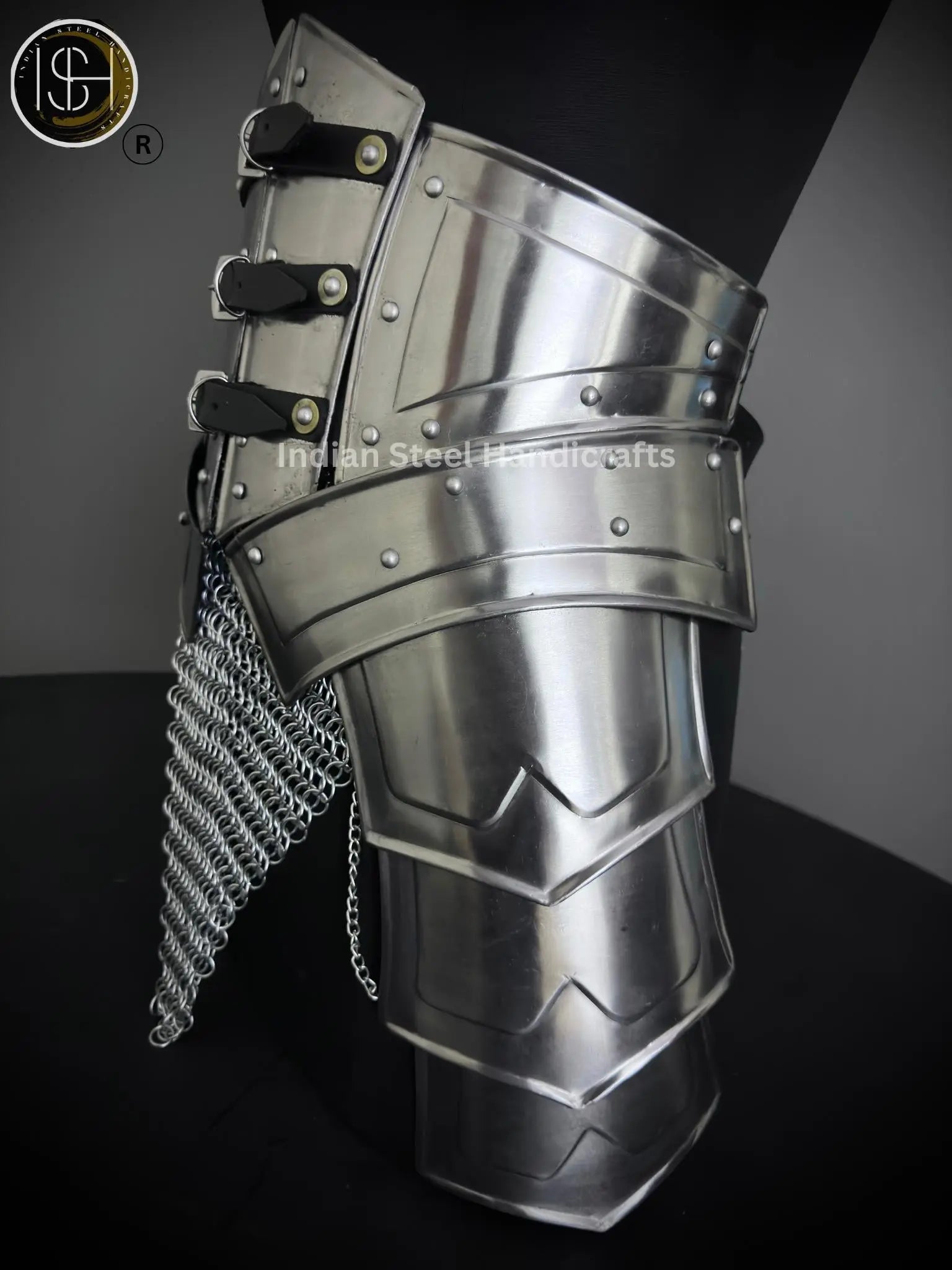 Medieval Steel Corset Armor: Chainmail Skirt, SCA LARP Cosplay