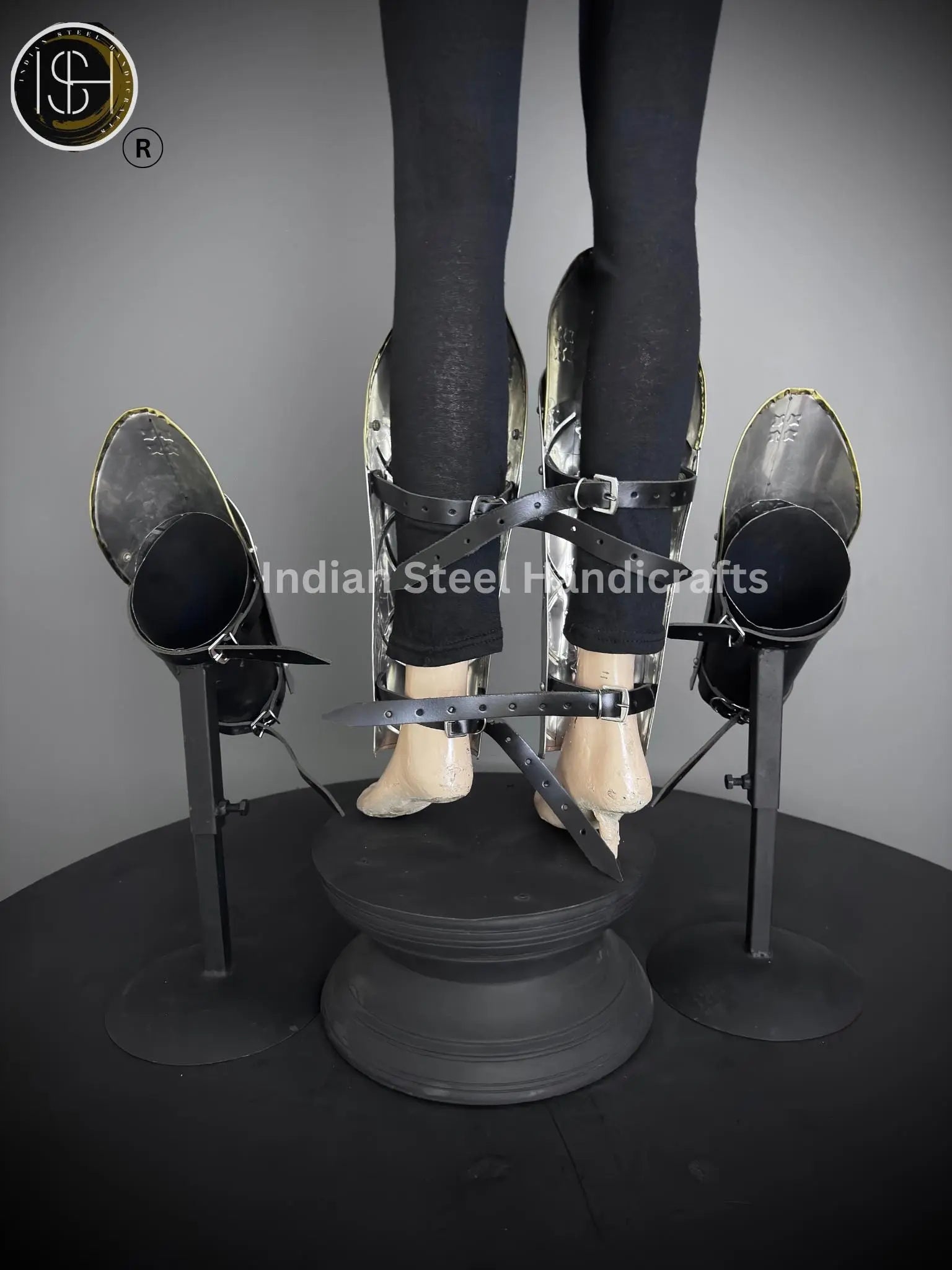 Medieval Knight leg Armor, Bracers Armor, Larp Armor, fantasy Armor Cosplay Armor, Sca Armor, Gift for Men/Women. ISH Collection