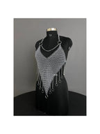 Chainmail Harness, Chainmail Chains Layers top, Jump Rings Costume, Wedding Cosplay Costume,Larp , Cosplay, Sca Armor, Gift For Women. ISH Collection