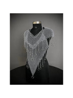Chainmail Harness, Chainmail Chains Layers top, Jump Rings Costume, Wedding Cosplay Costume, Larp , Cosplay, Sca Armor, Gift For Women. ISH Collection