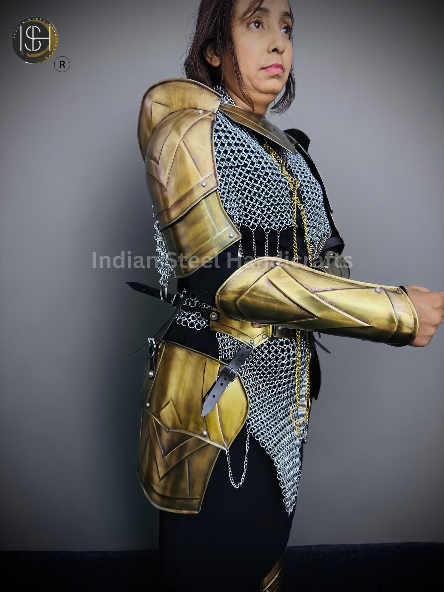 Medieval Knight Armor, Brave Lady Armor, Cosplay Armor, Sca Armor, Larp Armor, Fantasy Armor, Gift for women.