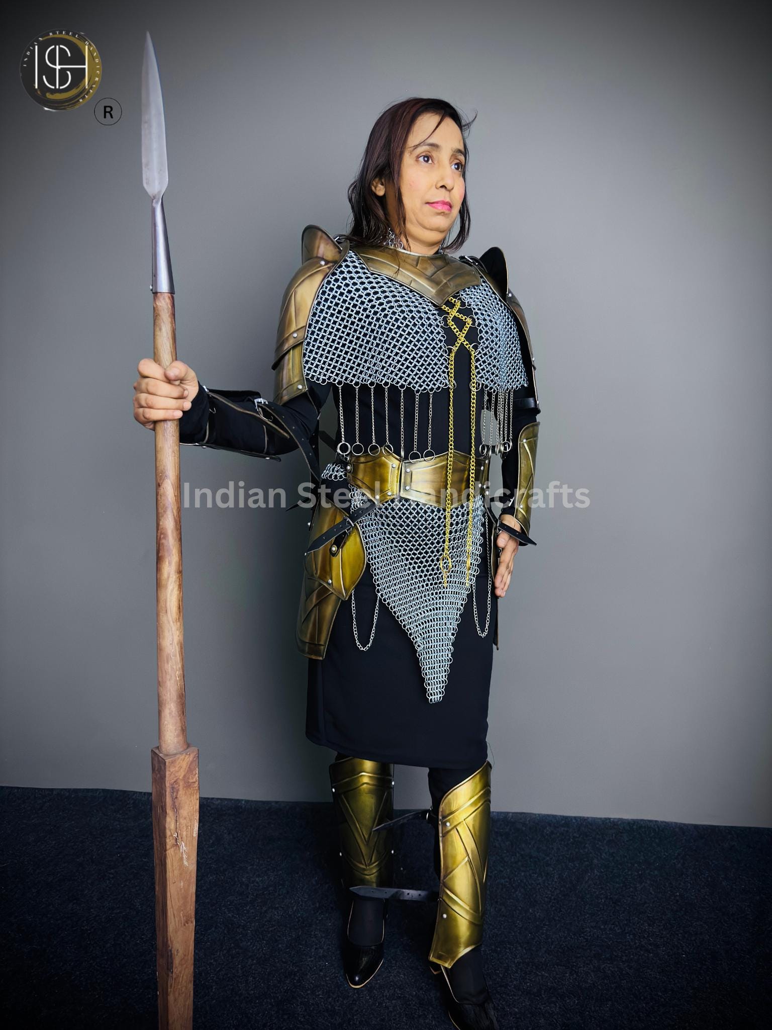 Medieval Knight Armor, Brave Lady Armor, Cosplay Armor, Sca Armor, Larp Armor, Fantasy Armor, Gift for women.