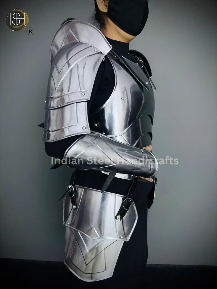 Medieval Knight Female Armor,Larp Armor, Fantasy Costume, Cosplay Armor, Sca Armor,Cosplay, Clothing, Larp Costume, Gift item ISH Collection