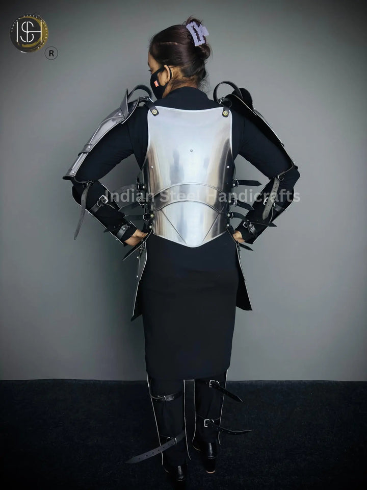 Medieval Knight Female Armor,Larp Armor, Fantasy Costume, Cosplay Armor, Sca Armor,Cosplay, Clothing, Larp Costume, Gift item ISH Collection
