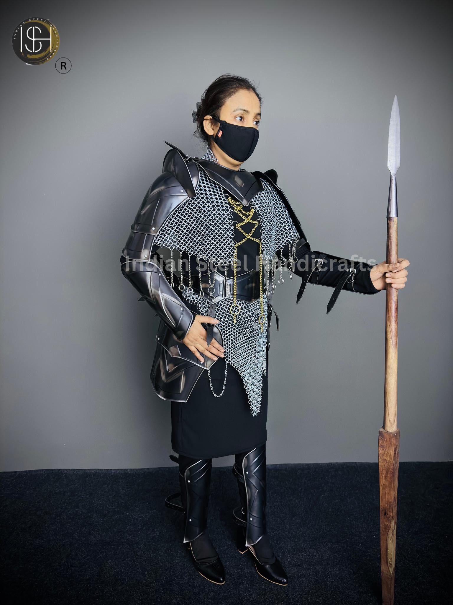 Medieval Knight Armor, Brave Lady Armor, Cosplay Armor, Sca Armor, Larp Armor, Fantasy Armor, Gift for women.