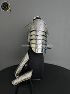 Medieval Knight Lady Armor: Steel Female Costume - LARP Cosplay