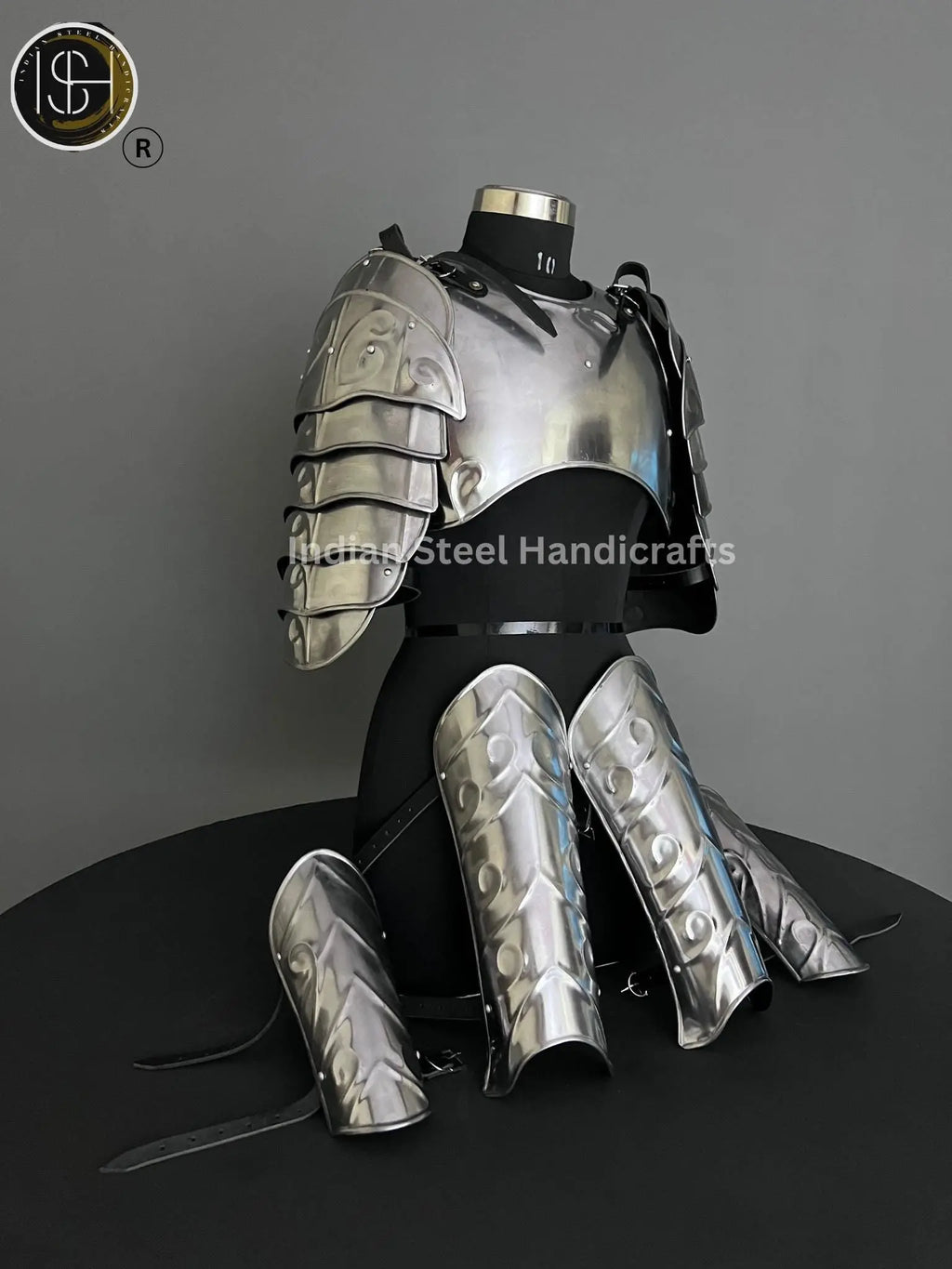 Medieval Knight Lady Armor, Fantasy Female Armor Costume, Cosplay, Larp Armor, Gift item. ISH Collection