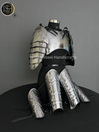 Medieval Knight Lady Armor, Fantasy Female Armor Costume, Cosplay, Larp Armor, Gift item. ISH Collection