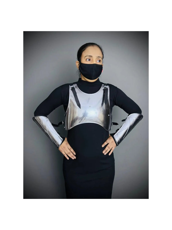 Medieval Armor, Knight Armor, Cosplay Armor, Larp Armor, Cosplay Clothing, Steel Armor, Christmas gift, Fantasy Armor, Chest Armor, Female Armor, Birthday Gift, Gift for girlfriend, Gift for her,