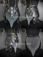Medieval Cuirass Armor, Brave Lady Armor,Chainmail Armor, Cosplay Armor, Sca Armor, Larp Armor, Fantasy Armor, Gift for women. ISH Collection