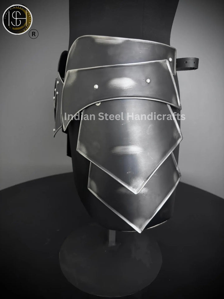 Steel Lady Armor Belt: Medieval Knight Costume, SCA LARP Cosplay