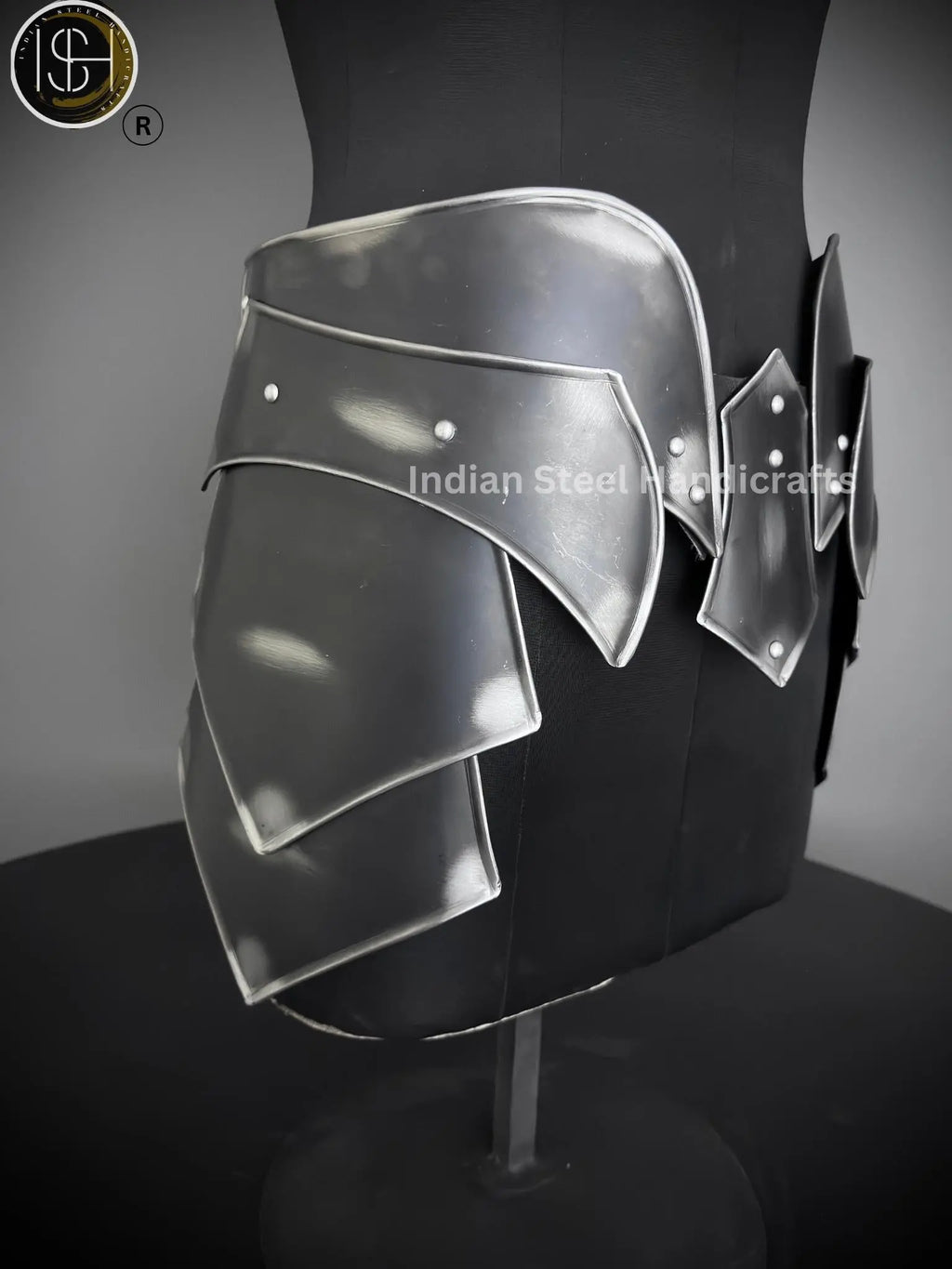 Steel Lady Armor Belt: Medieval Knight Costume, SCA LARP Cosplay