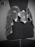 Steel Lady Armor Belt: Medieval Knight Costume, SCA LARP Cosplay