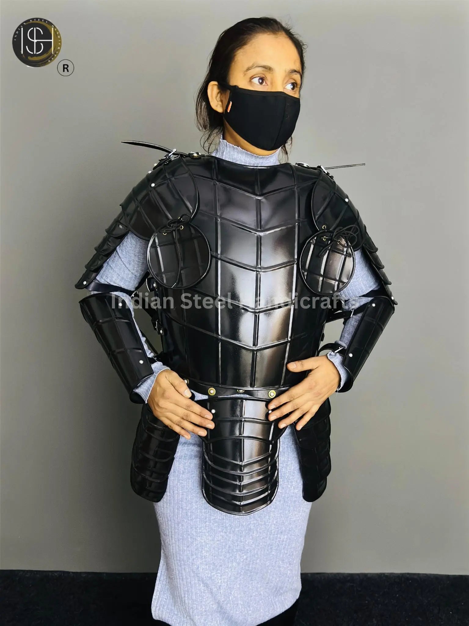 Medieval Knight Armor, Worrier Armor, Larp Armor Costume, Cosplay, Sca, Larp Armor, Fantasy Armor, Gift for men/women. ISH Collection
