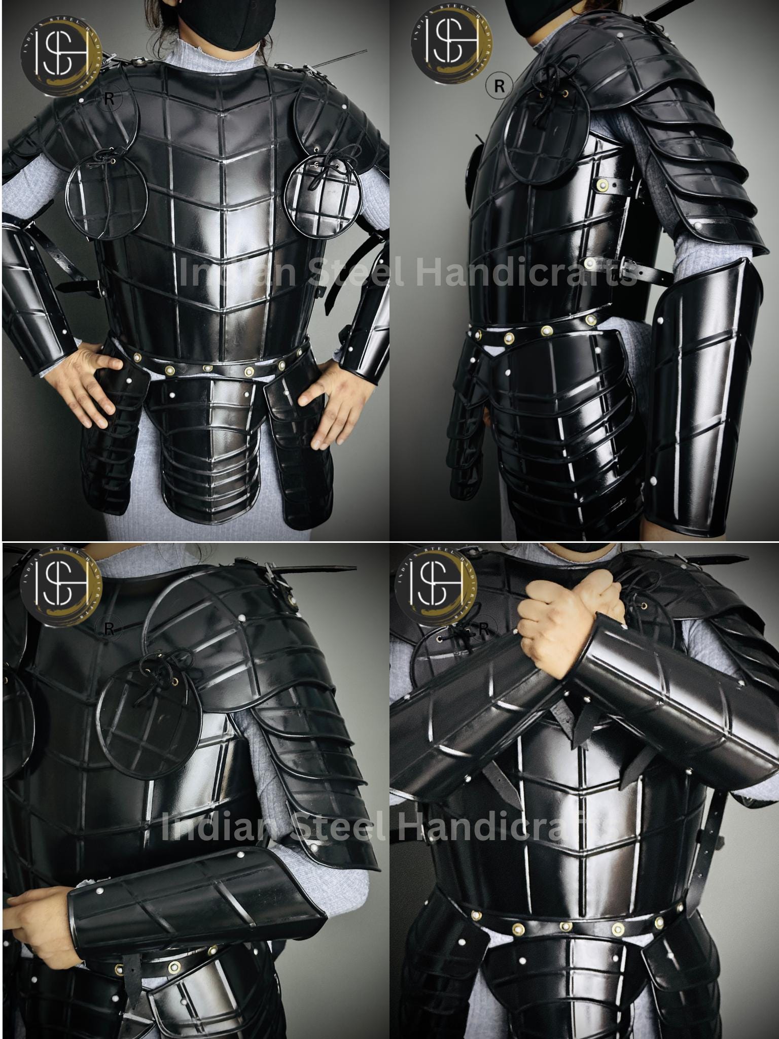Medieval Knight Armor, Worrier Armor, Larp Armor Costume, Cosplay, Sca, Larp Armor, Fantasy Armor, Gift for men/women.