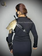 Medieval Knight Shoulder & Bracer Armor, Larp Armor,Fantasy Armor, Cosplay Armor, Sca Armor, Costume Armor, Gift for Men/Women ISH Collection