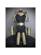 Medieval Ancient Cuirass Armor, Brave Lady Armor, Cosplay Armor, Sca Armor, Larp Armor, Fantasy Armor, Gift for women. ISH Collection