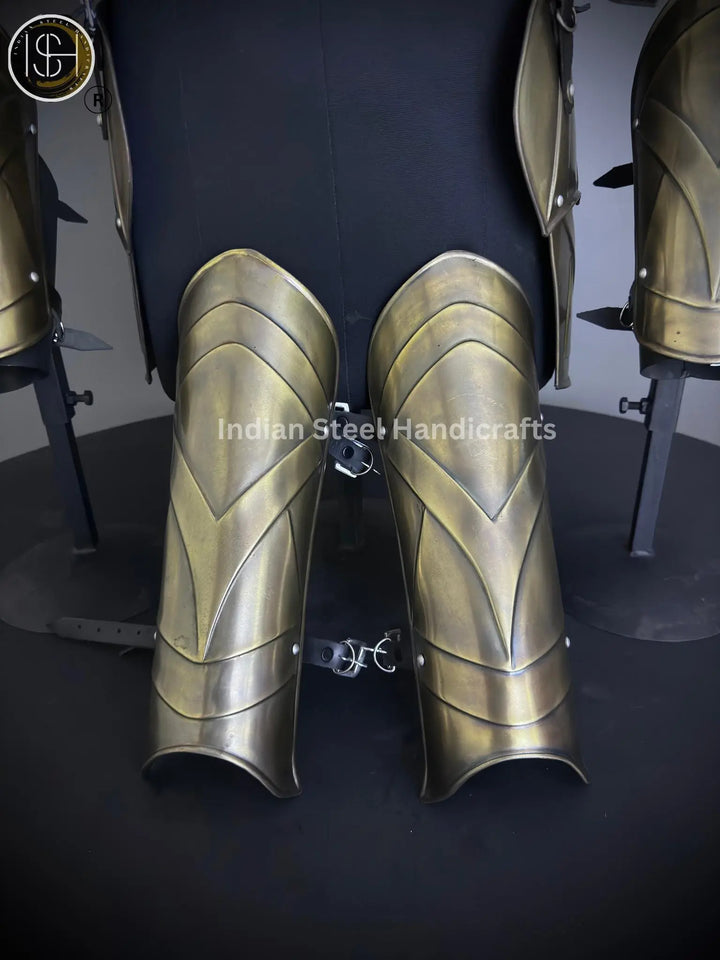 Medieval Cuirass Armor: 20 Gauge Steel Brave Lady Cosplay Set