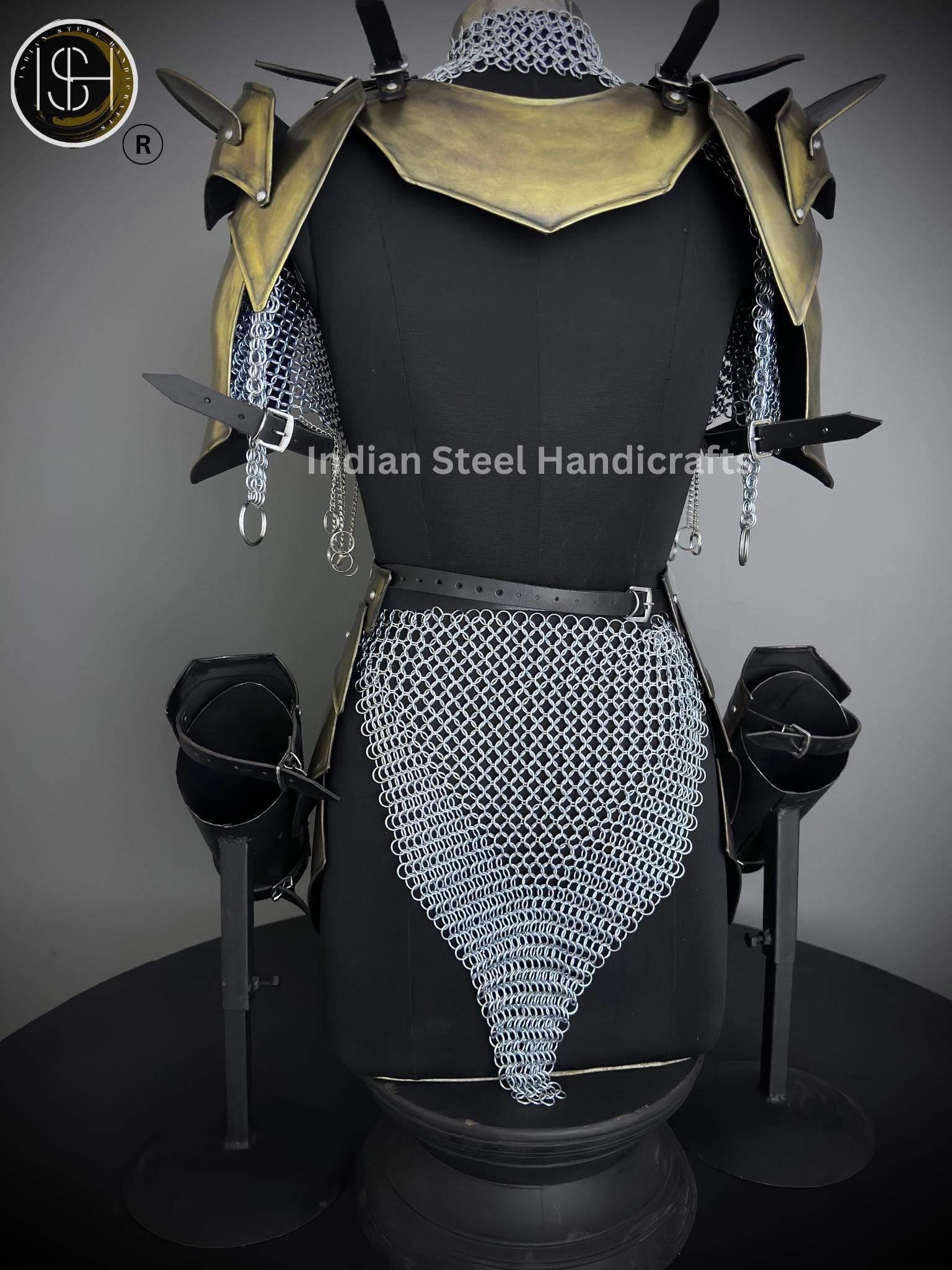 Medieval Cuirass Armor, Brave Lady Armor, Chainmail Armor, Cosplay Armor, Sca Armor, Larp Armor, Fantasy Armor, Gift for women.
