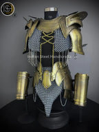 Medieval Cuirass Armor: Steel Lady Cosplay Set - SCA LARP Costume