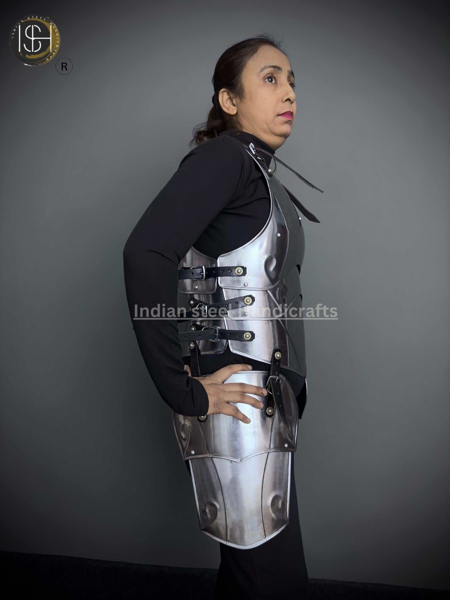 Medieval Knight Armor, Fantasy female Chest & Tesset armor, Sca, Cosplay, Larp Armor Costume, Gift items.