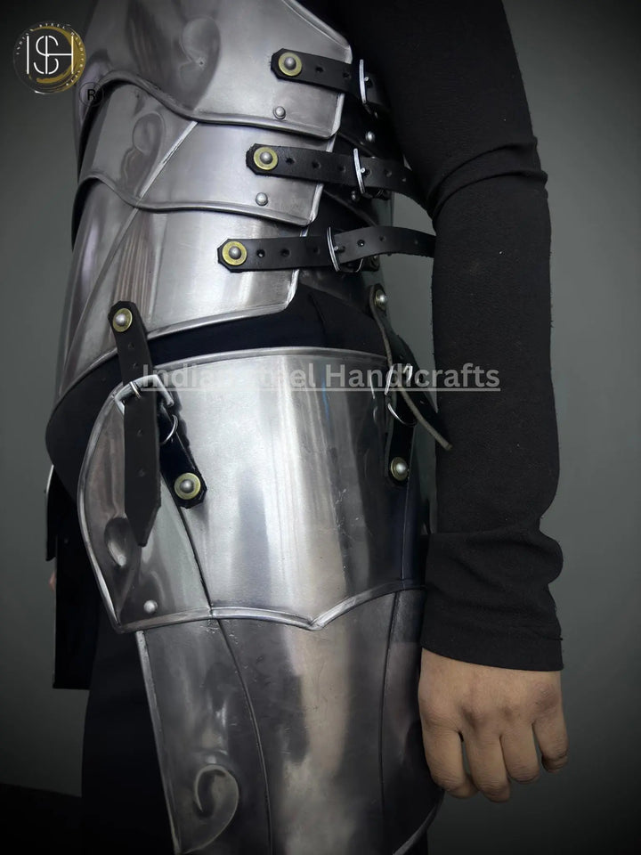 Medieval Knight Armor, Fantasy female Chest & Tesset armor, Sca, Cosplay, Larp Armor Costume, Gift items. ISH Collection
