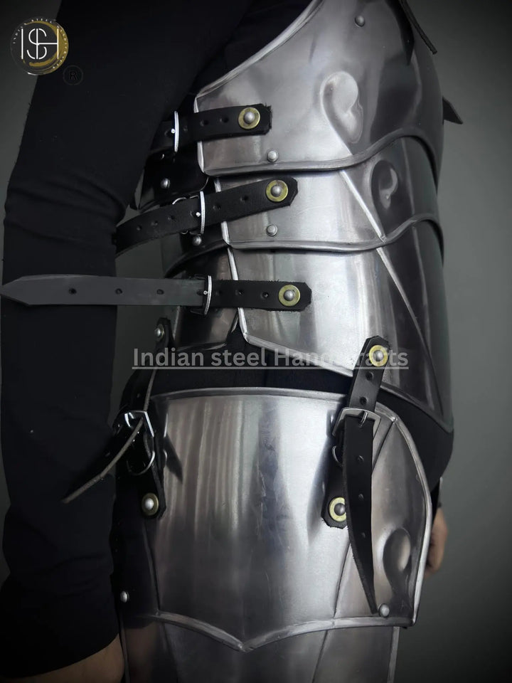 Medieval Knight Armor, Fantasy female Chest & Tesset armor, Sca, Cosplay, Larp Armor Costume, Gift items. ISH Collection