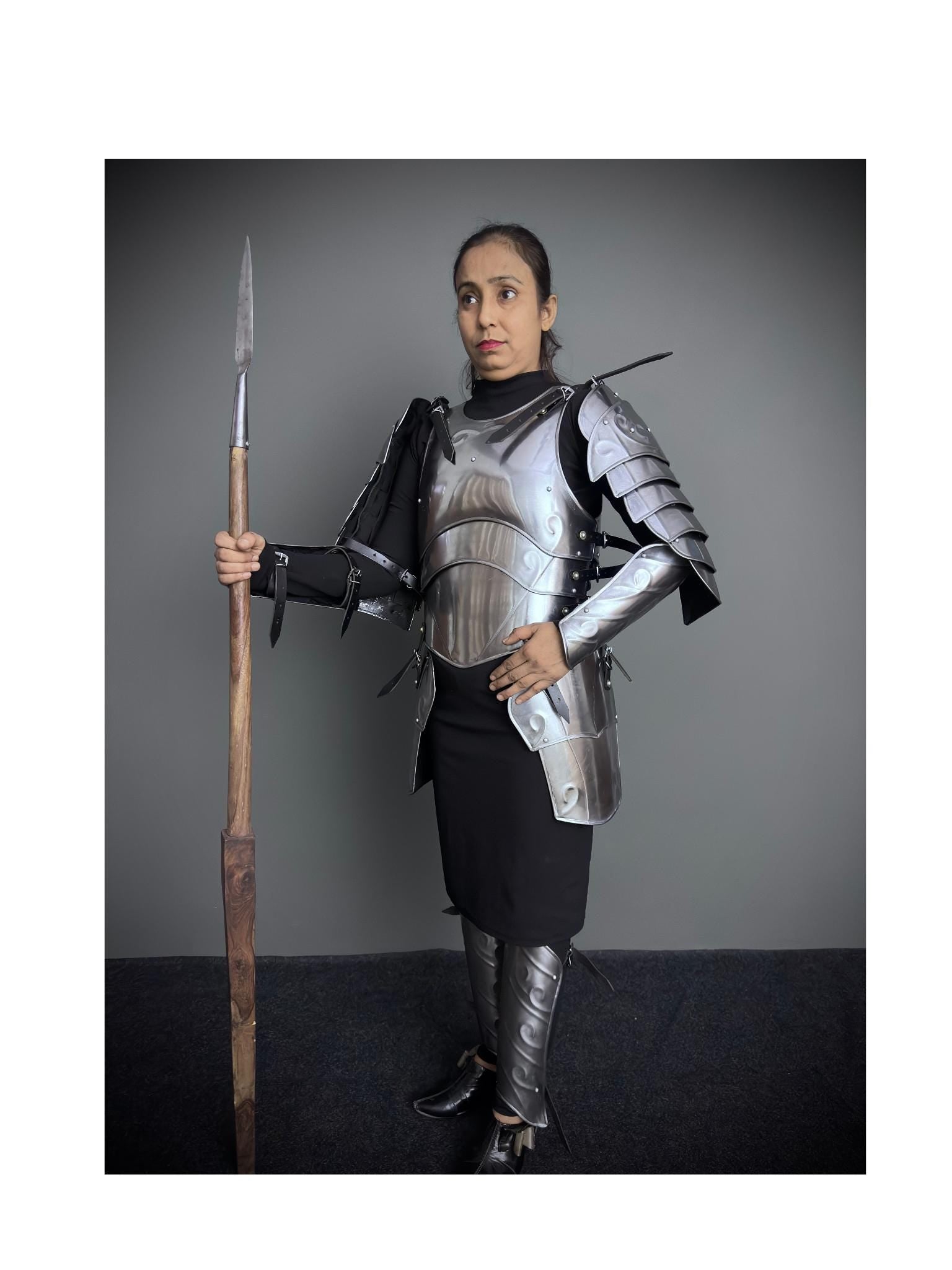 Medieval Knight Female Armor,Larp Armor, Fantasy Costume, Cosplay Armor, Sca Armor,Cosplay, Clothing, Larp Costume, Gift item